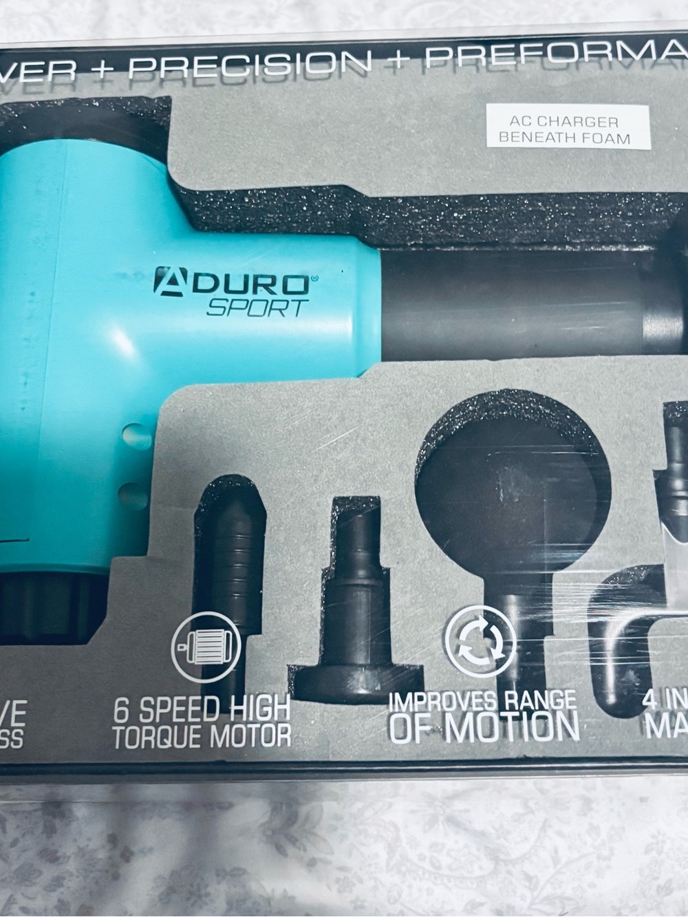 Teal Massage Gun – High Torque Percussion Massager